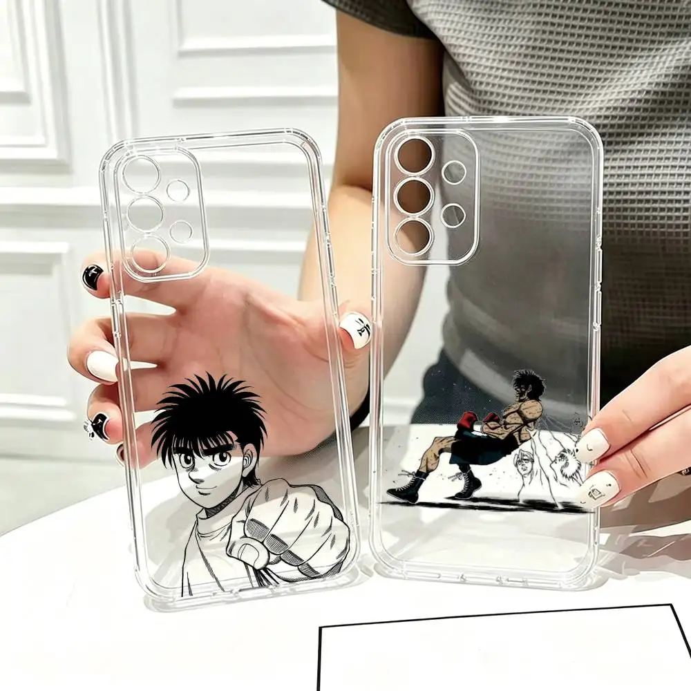 Anime Hajime no Ippo Phone Case Transparent Silicone Soft For Samsung S25,S24,S21,S22,S23,S30,Ultra,S20,Plus,Fe Gift