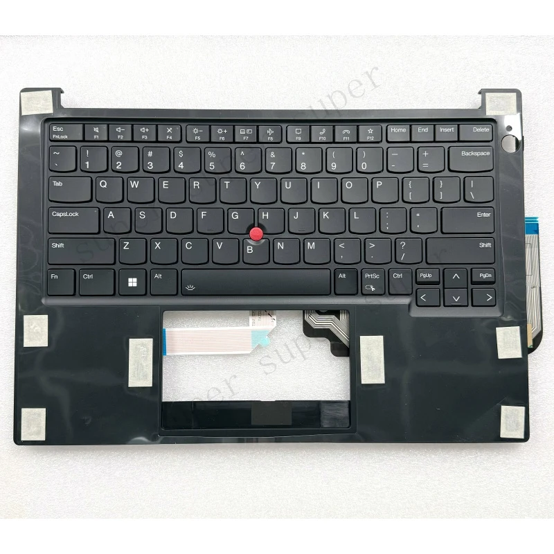 

S+ New Palmrest Upper Case US Backlit KB For ThinkPad E14 Gen5 21JK 21JL 5M11L59795