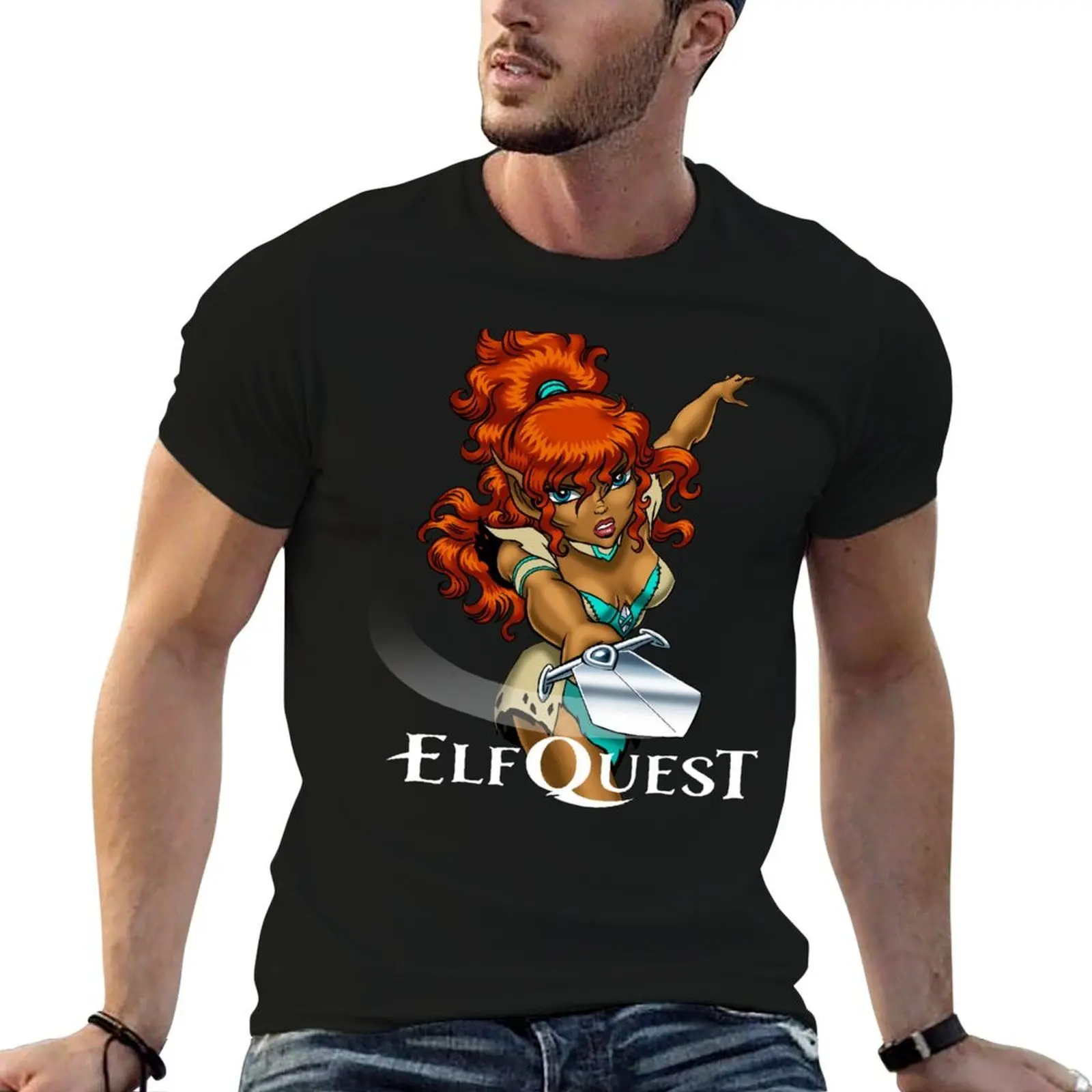 

ElfQuest: Chieftess Ember T-Shirt cotton tshirt 100% t shirt man luxury T-Shirt
