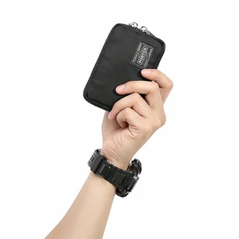 나일론 지갑 포터 브랜드 청년용 신상품 학생용 남녀공용 개성 있는 스타일 나일론 지갑 지퍼 지갑 지갑