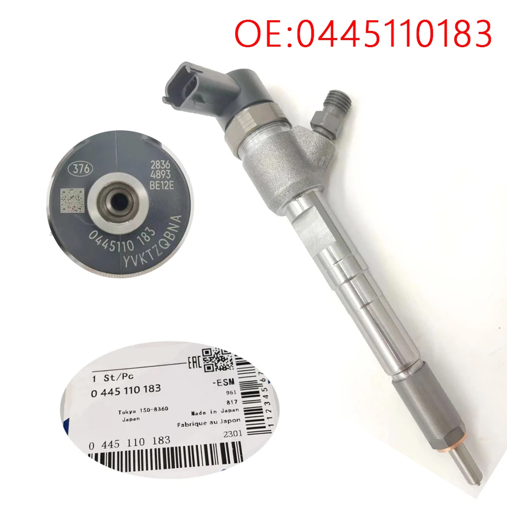 0445110183 high pressure fuel common rail EFI injector assembly 0 445 110 183