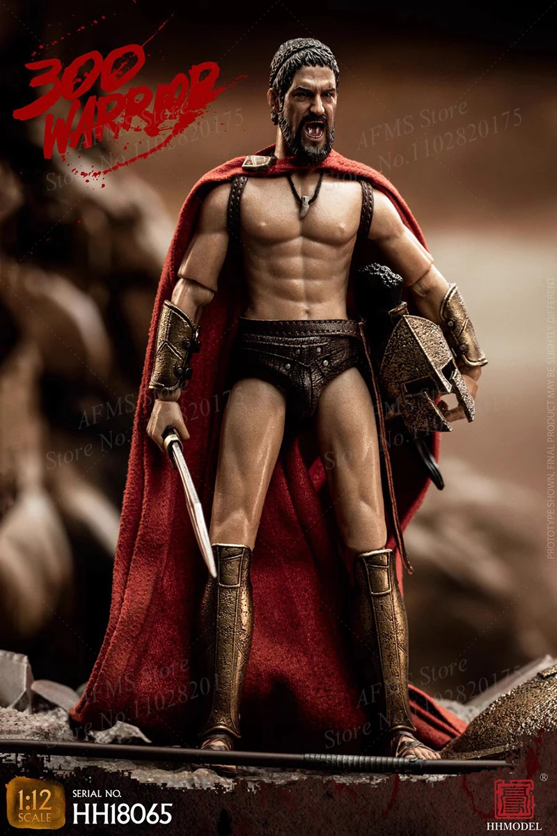 HHModel HH18065 1/12 Scale Collectible Figure Brave History Dolls 300 Sparta Warriors Full Set 6Inch Men Soldier Model Toys