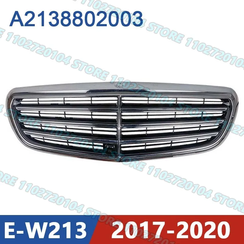 for W213 2017-2020 Mercedes Benz E180 E200 E220 E300 E320 E350 E400 Front Bumper Radiator Grill A2138802003 2138802003