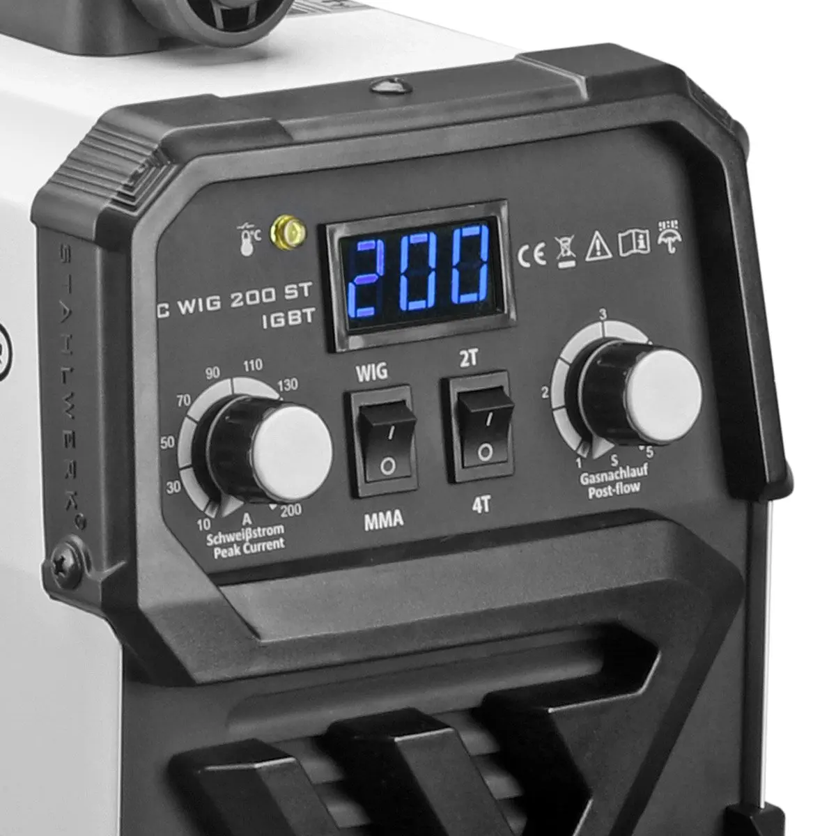 TIG200A DC HF TIG & MMA 2in1 IGBT Inverter Welder Machine 220V New Condition With Core Motor Component