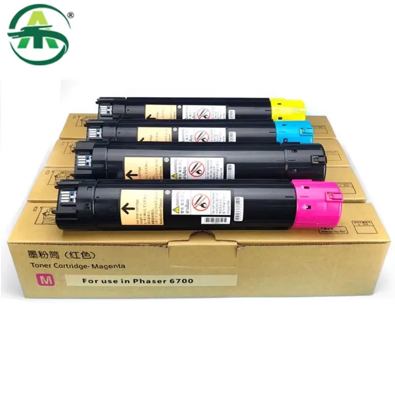 1Set/4Pcs CM505 C6700 Copier Toner Cartridge for Xerox DocuPrint CM505 Phaser 6700 Copier Cartridges Supplies