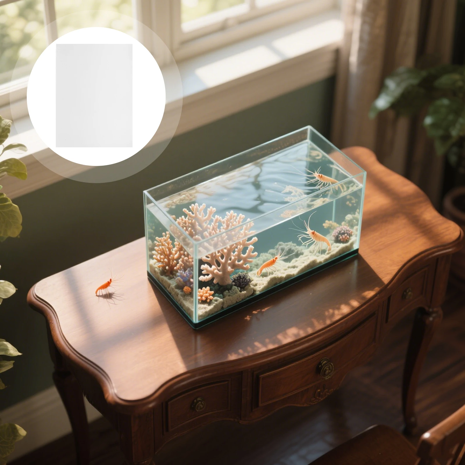 

45x60cm Aquarium Bottom Mat Heavy Duty Non-Slip Fish Tank Pad with Grid Texture Easy Cut Insulation Mat for Tank Floor