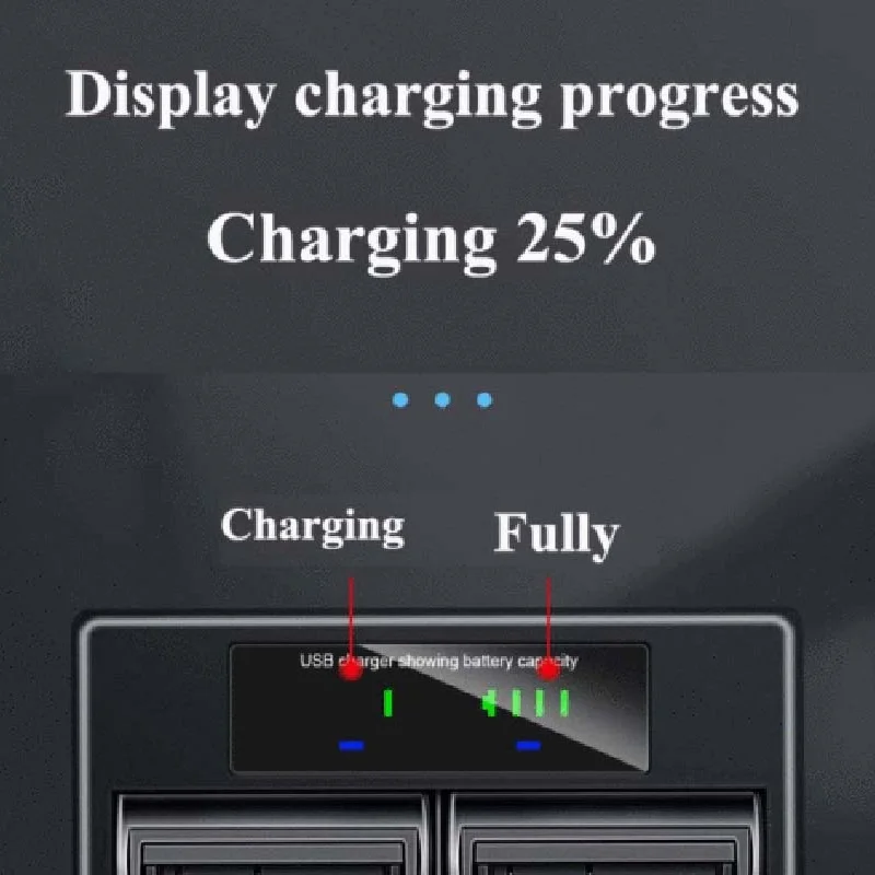 BLS-5 BLS-1 Dual Battery Charger for Olympus E-PL1, E-P3, E-PL3, E-P1, E-P2, Evolt E-420 E-410 E-450 E-620 E-400, PS-BLS1 BCS1