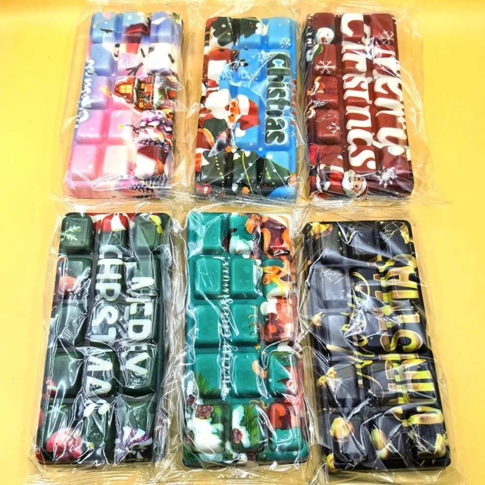 Christmas Big Chocolate Squeeze PU Anxiety Relief Slow Rebound Fidget Hand Relax Soft Chocolate Pinch Children's Gifts