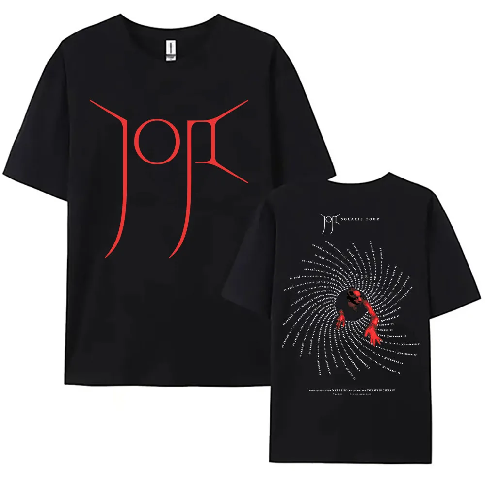Women Clothing Joji Solaris Tour 2026 T-shirt Summer Short Sleeve Loose Female Tshirts Unisex Streetwear Design Singer Print Tee