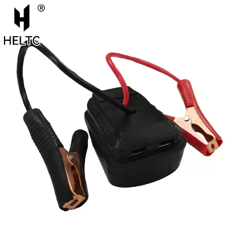 1Pcs Emergency Start-up Lighting Car Battery Starting Booster For 21V Batteries Car Igniter Starter Adapter With/No Dual USB