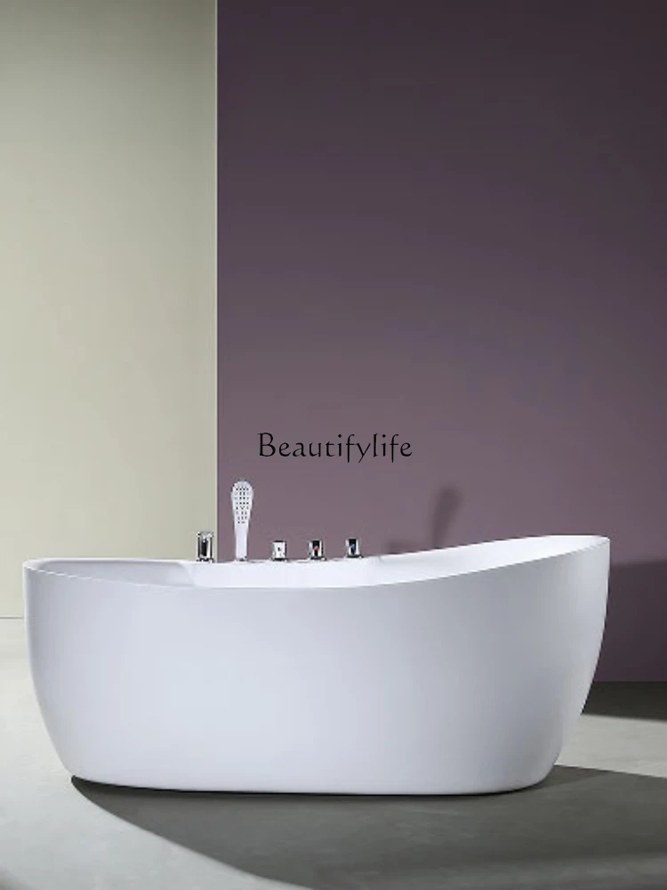 Bathtub Household Constant Temperature Heating Intelligent Massage Acrylic Bathtub