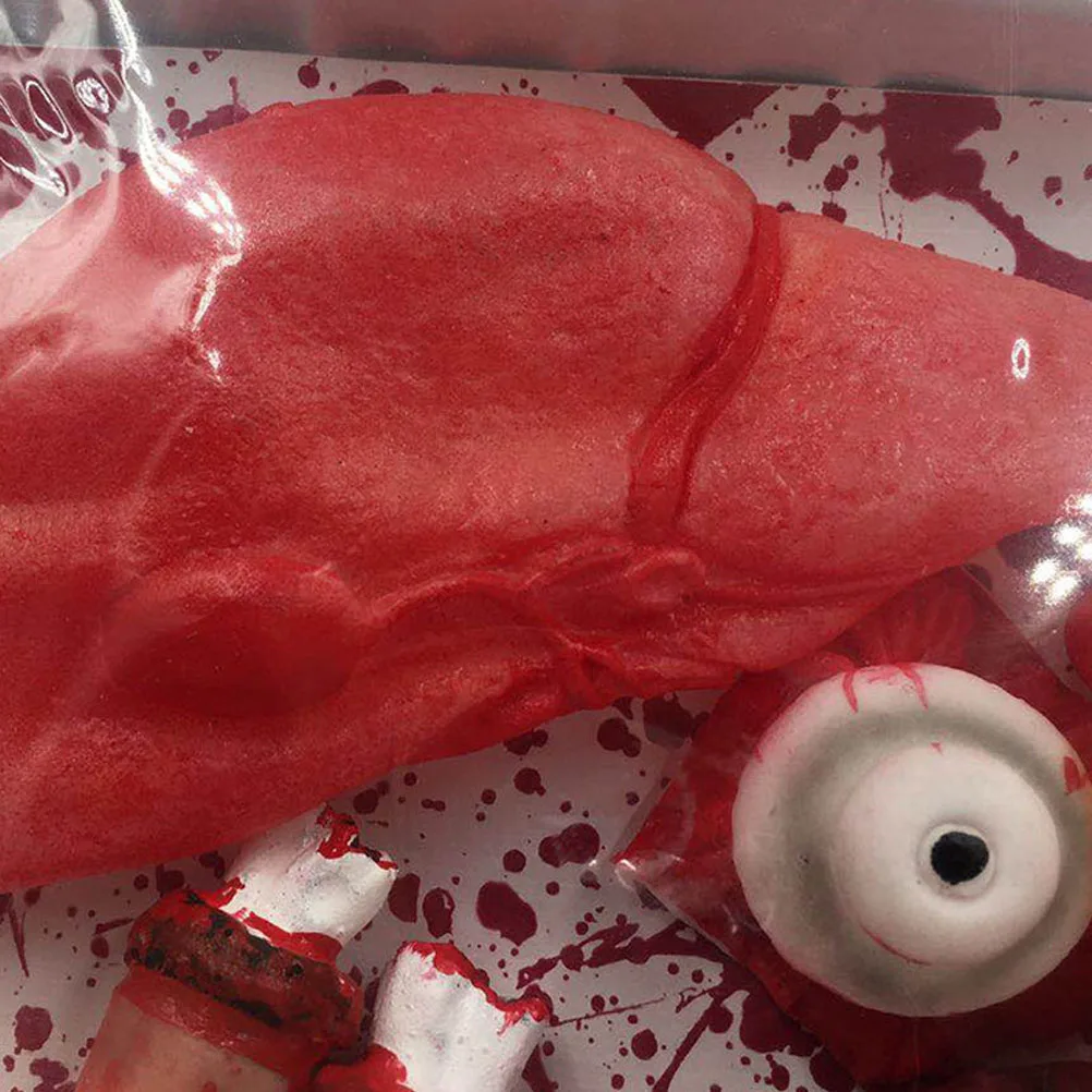 

Organ Prank Props Halloween Bloody Horror Decorations Body Parts Toys