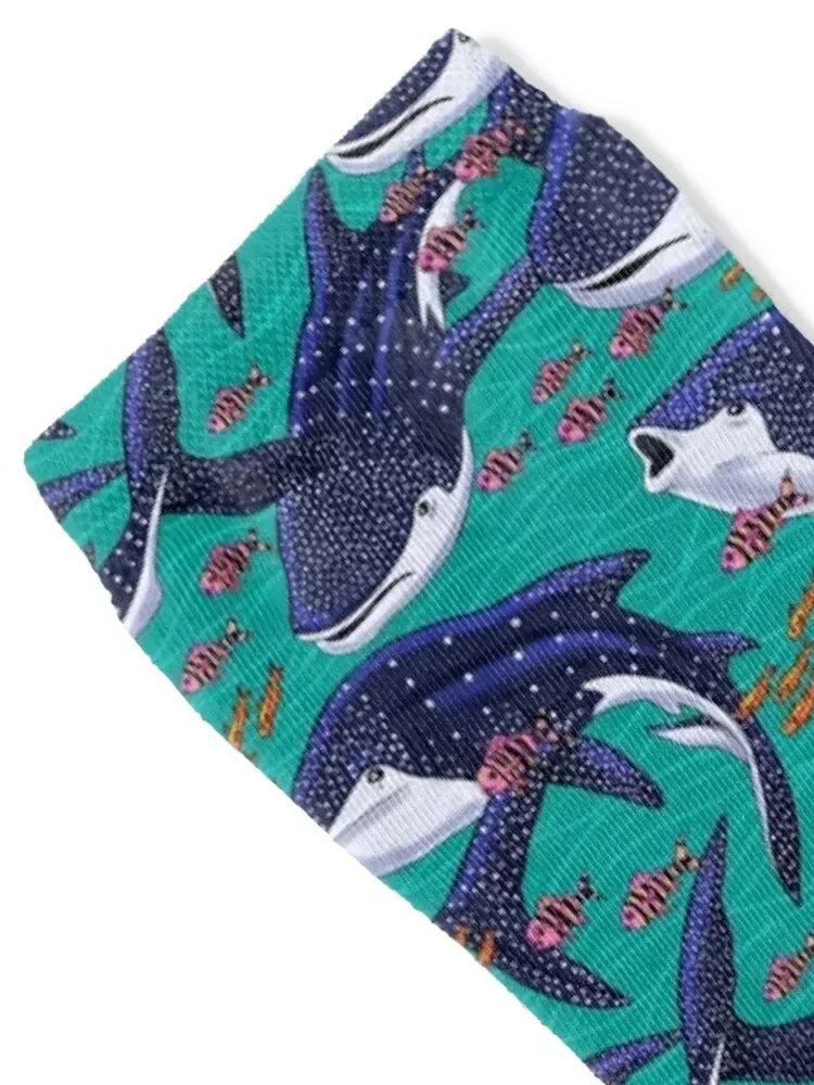 Whale Shark Pod Socks Toe sports kids japanese fashion Novelties Socks Women's Men's