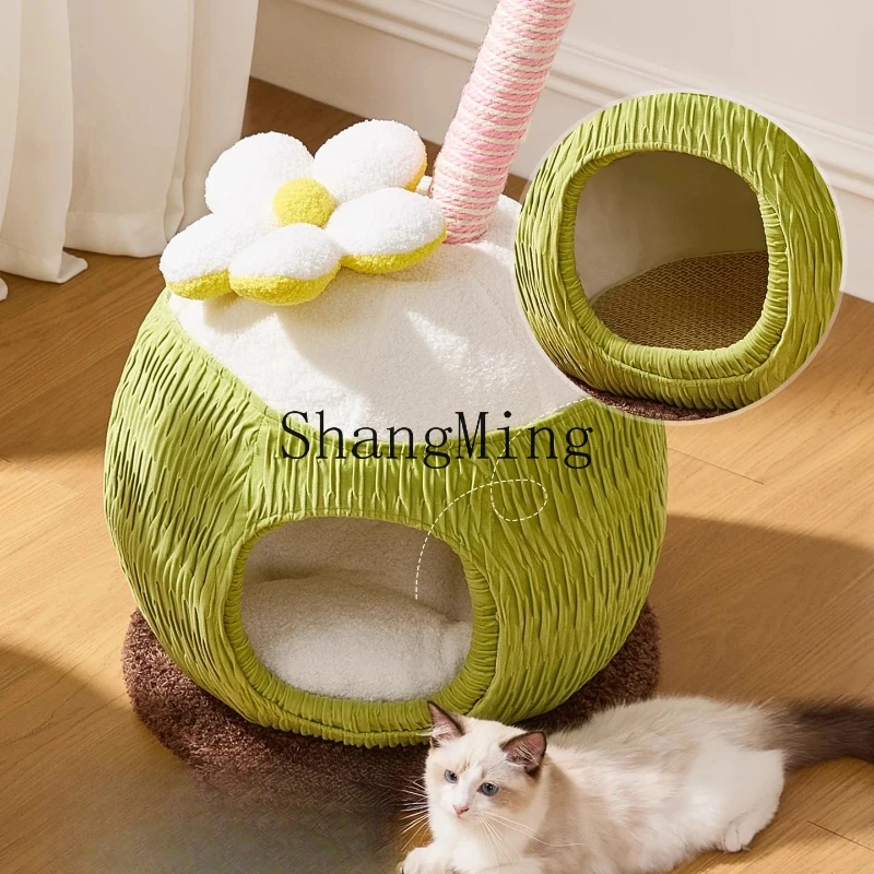

FG cat nest is universal in all seasons, small apartment does occupy an area, closed security cat cat sleeping nest