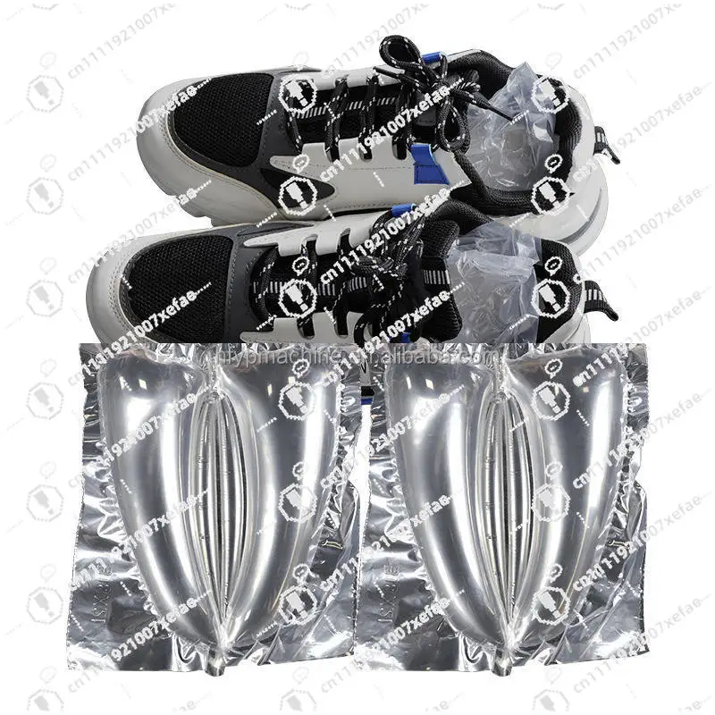 Inflatable Packaging Bubble Pillow Film Bag Packaging Air Cushion Steel Shoes Stretch Film Bag Foam Roll Packaging Machine