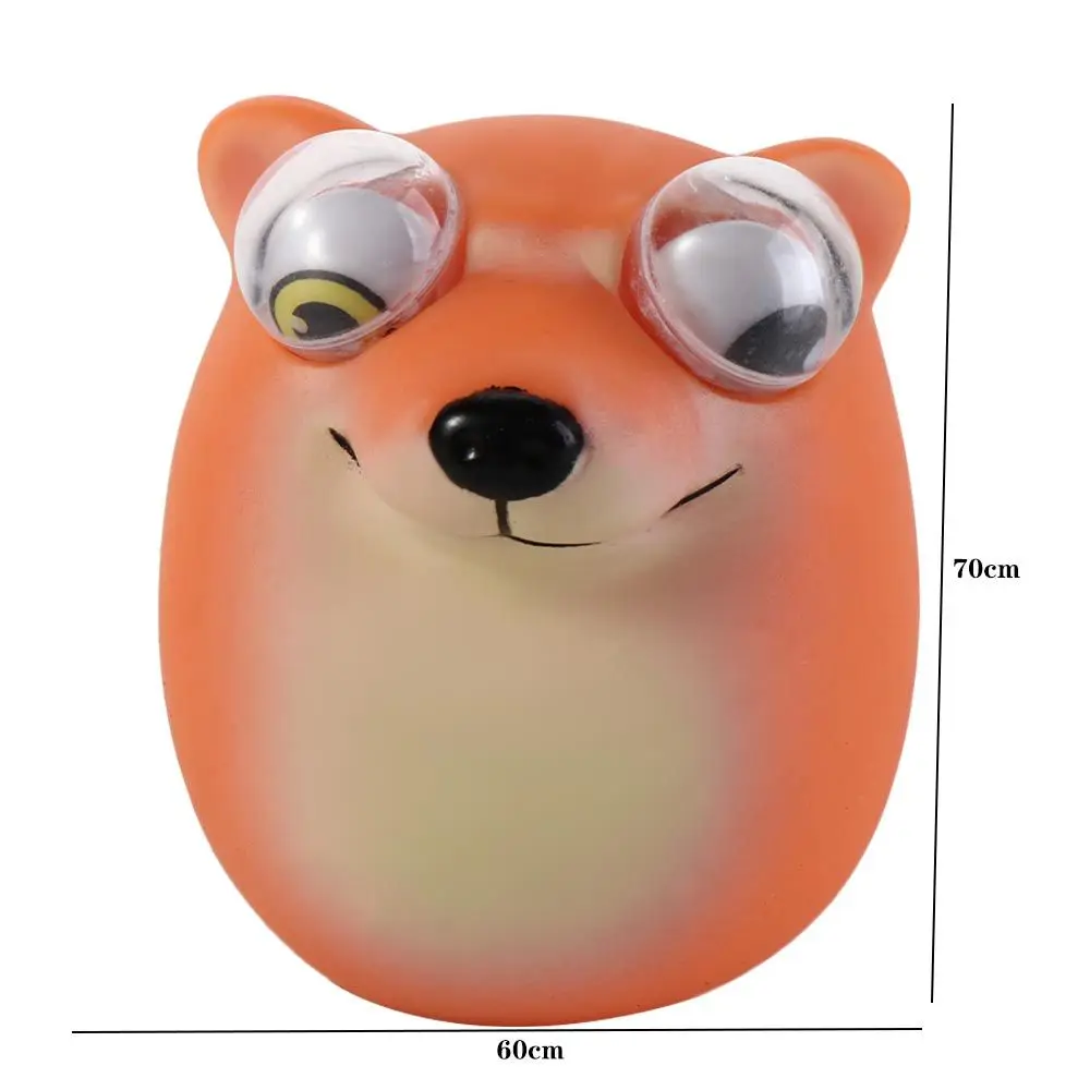 Ovo de cachorro shiba lnu molde de ovo de cachorro espremer pequeno animal figura de ovo de cachorro brinquedos de desenho animado recuperação lenta brinquedos de pitada de ovo de cachorro