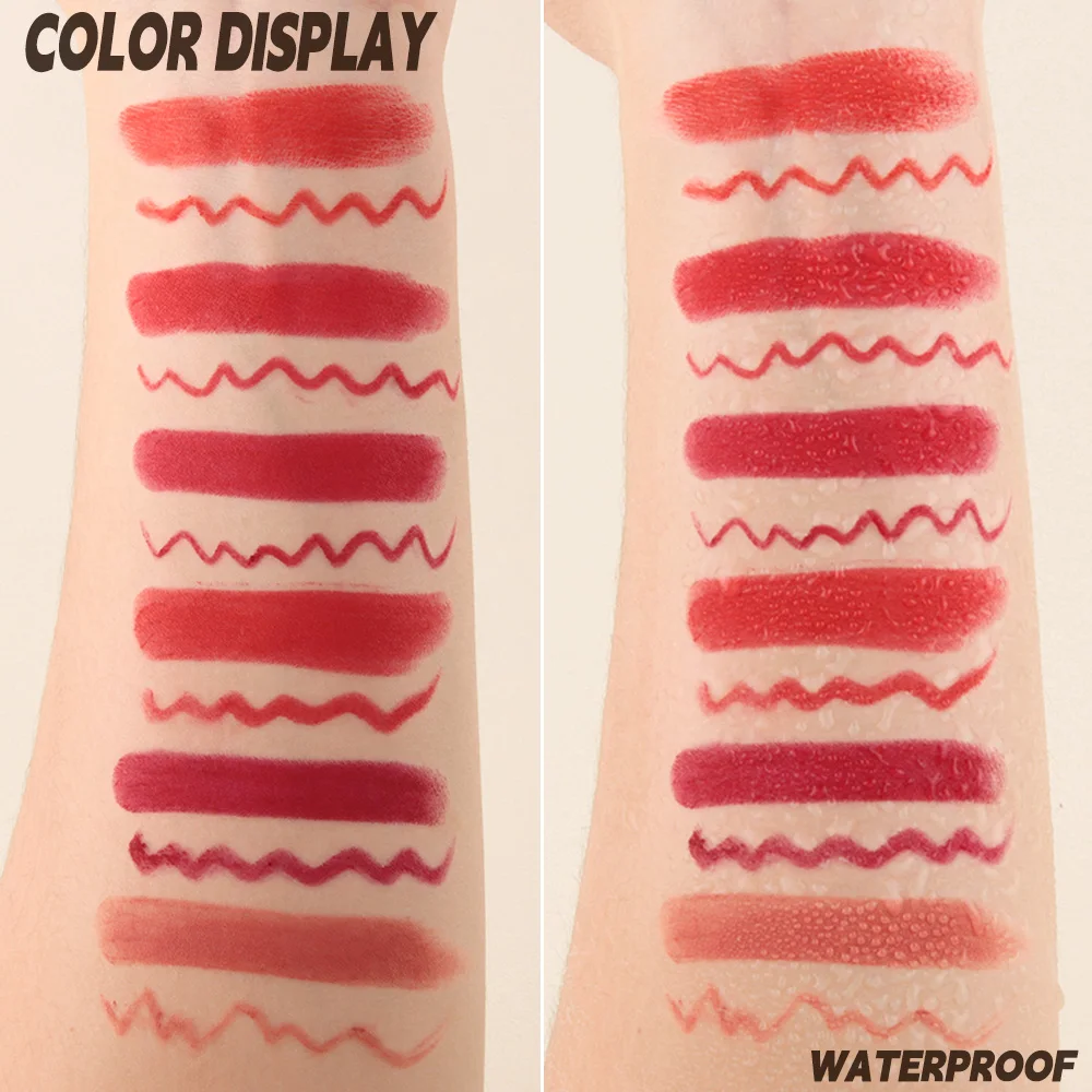 鮮やかなリップライナー - 自然な色再現に適しており、カップに触れることなく長持ち - 彼女へのバレンタインデーのギフトに最適です
