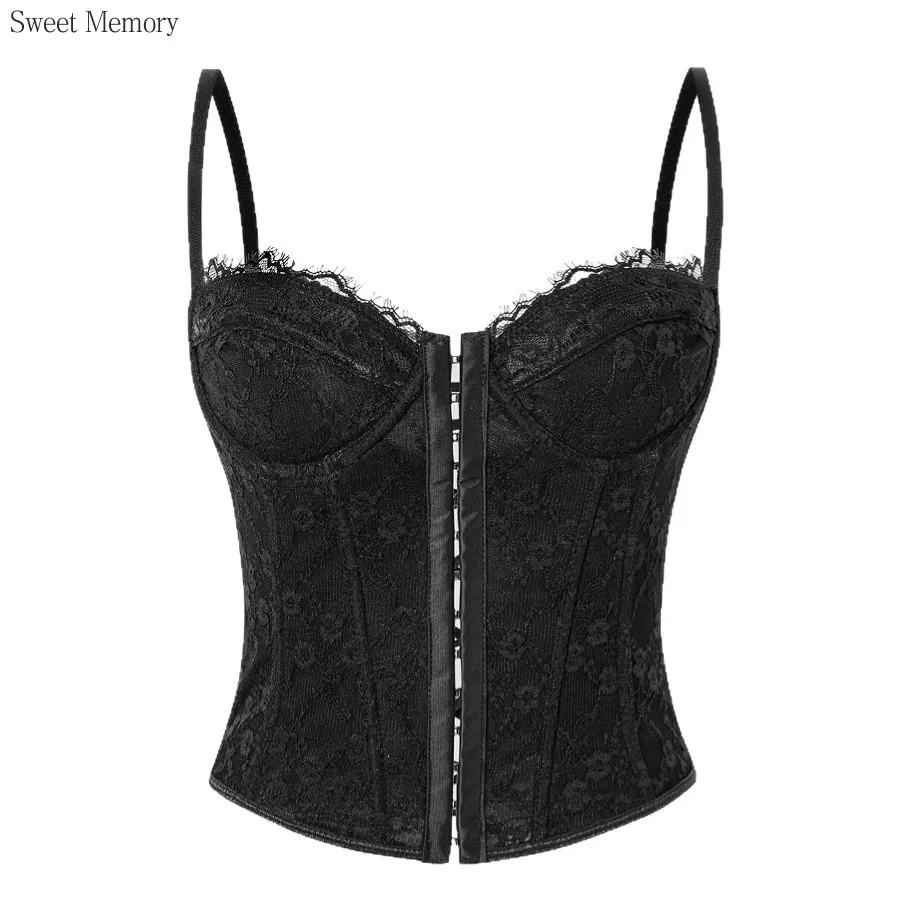 D1231 Dropship Underwear Fashion Tube Tops Women's Steel Ring Chest Wrapped Breasted Open Back Tank Top Black White Clothes