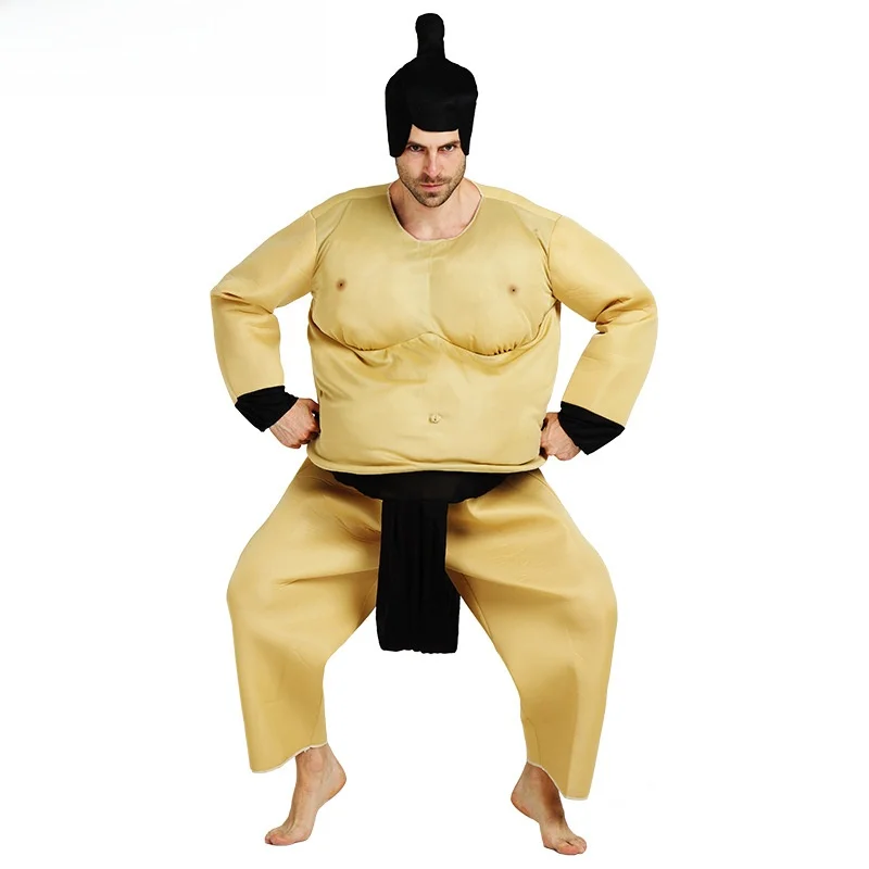 2025 New Thiened Strongman Costume Non-Iatable Sumo Suit Large Size loween Outfit Performance Traditional Chinese Eth...