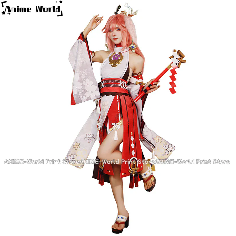 Genshin Impact Yae Miko Cosplay Costume