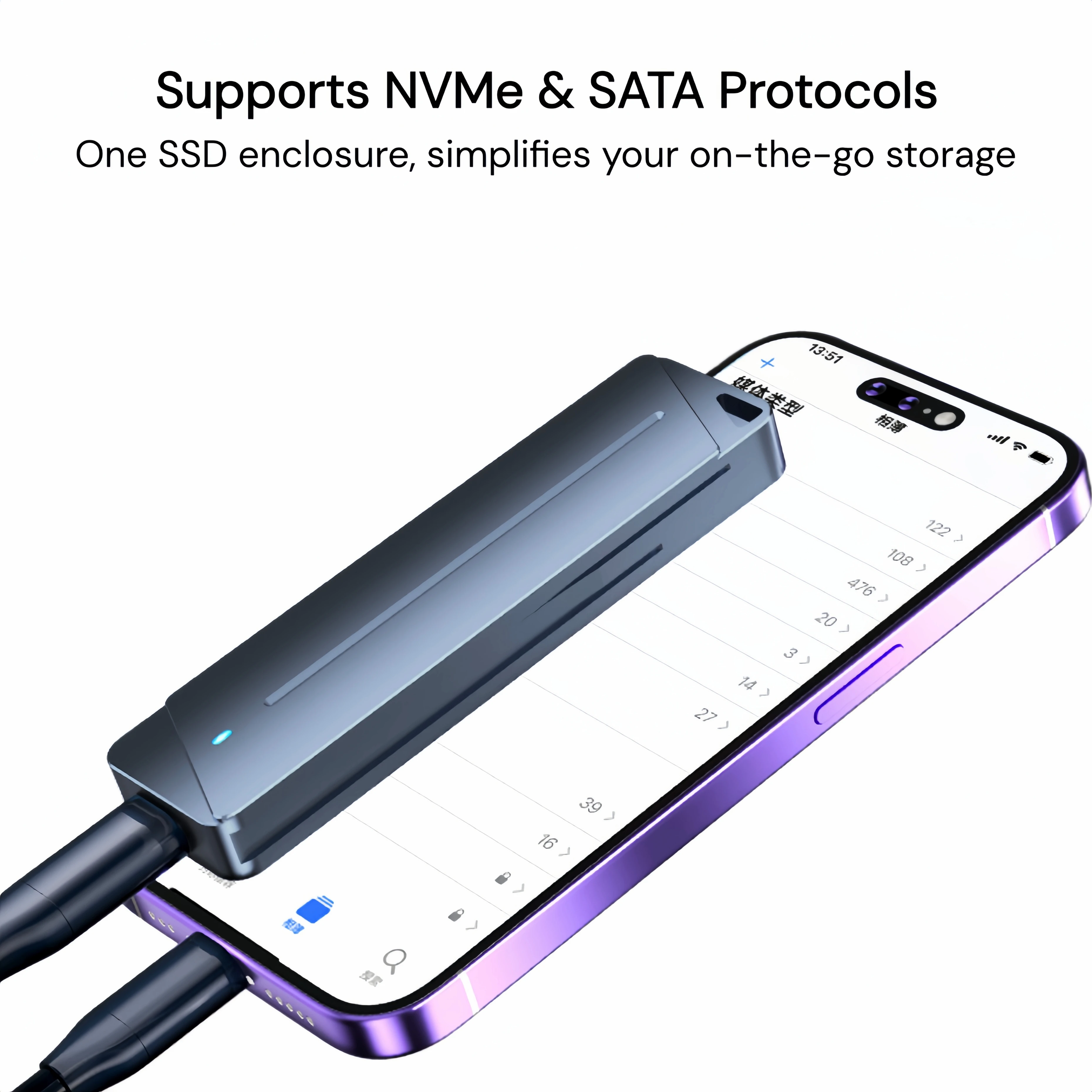 M2 SSD 케이스 NVMe SATA 듀얼 프로토콜 1 - External Nvme Ssd 리뷰 및 가격