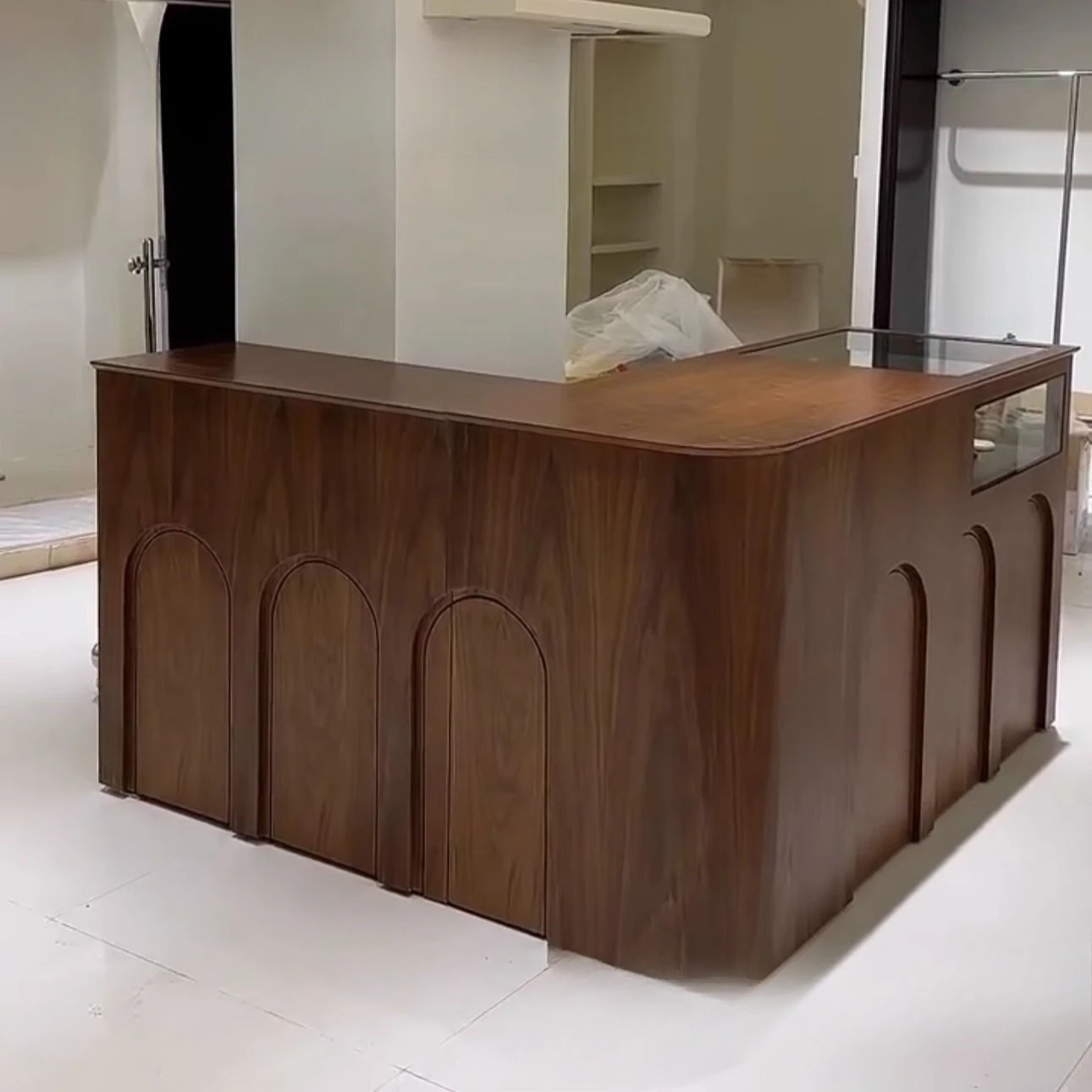Clothing store checkout page bar table, coffee milk tea shop dessert shop