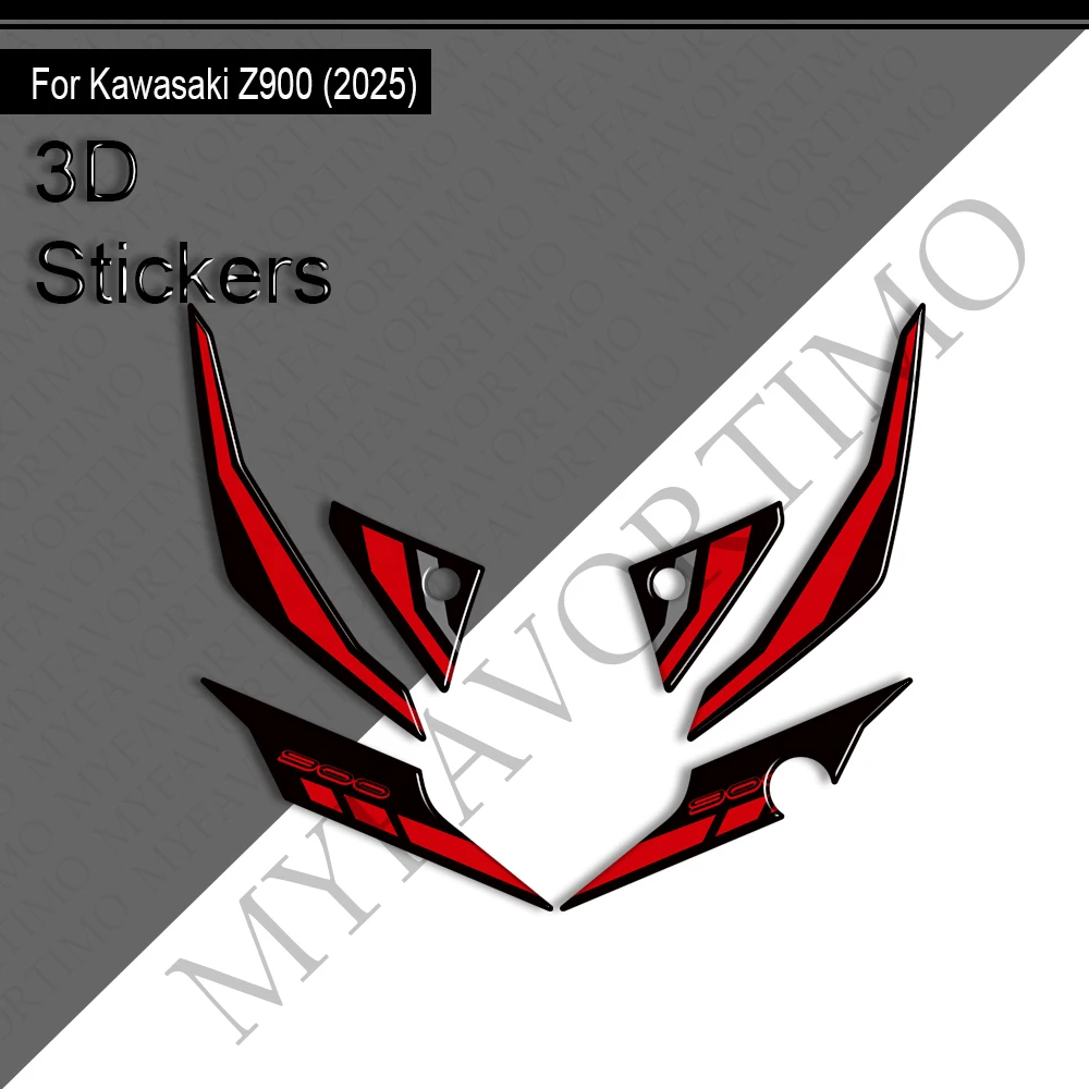 Voor Kawasaki Z900 Z900 SE 2025 2026 Motorfiets Tank Pad Cap Gas Stookolie Kit Kuip Spatbord Covers Stickers Decals protector