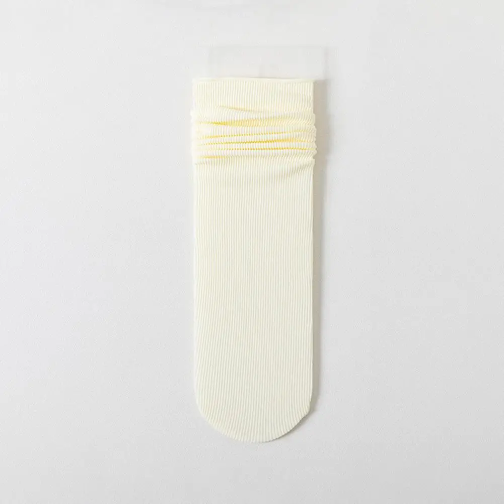 Уютные женские носки до щиколотки из полиэстера. Женские летние носки из ледяного шелка. Ультратонкие носки для повседневной носки для выше.