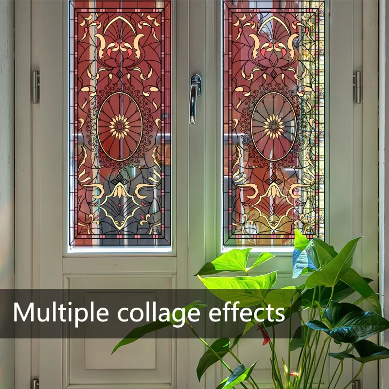 1 Sheet Daisy Butterfly Electrostatic Window Cling Double Sided Glue Free Removable Wall Decal Sticker Home Decorations Stickers