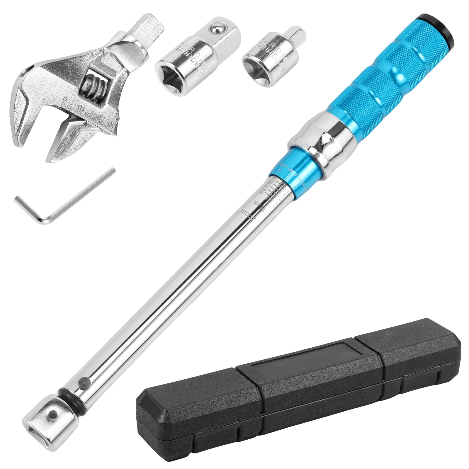 Open End Torque Wrench 5 to 60 Nm Adjustable Torque Wrench Professional Torque Wrench Spanner for Refrigeration System