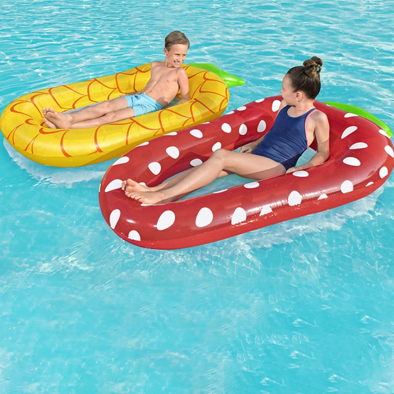 

Large swimming floating bed beach mat for children with thickened mount floating lounger