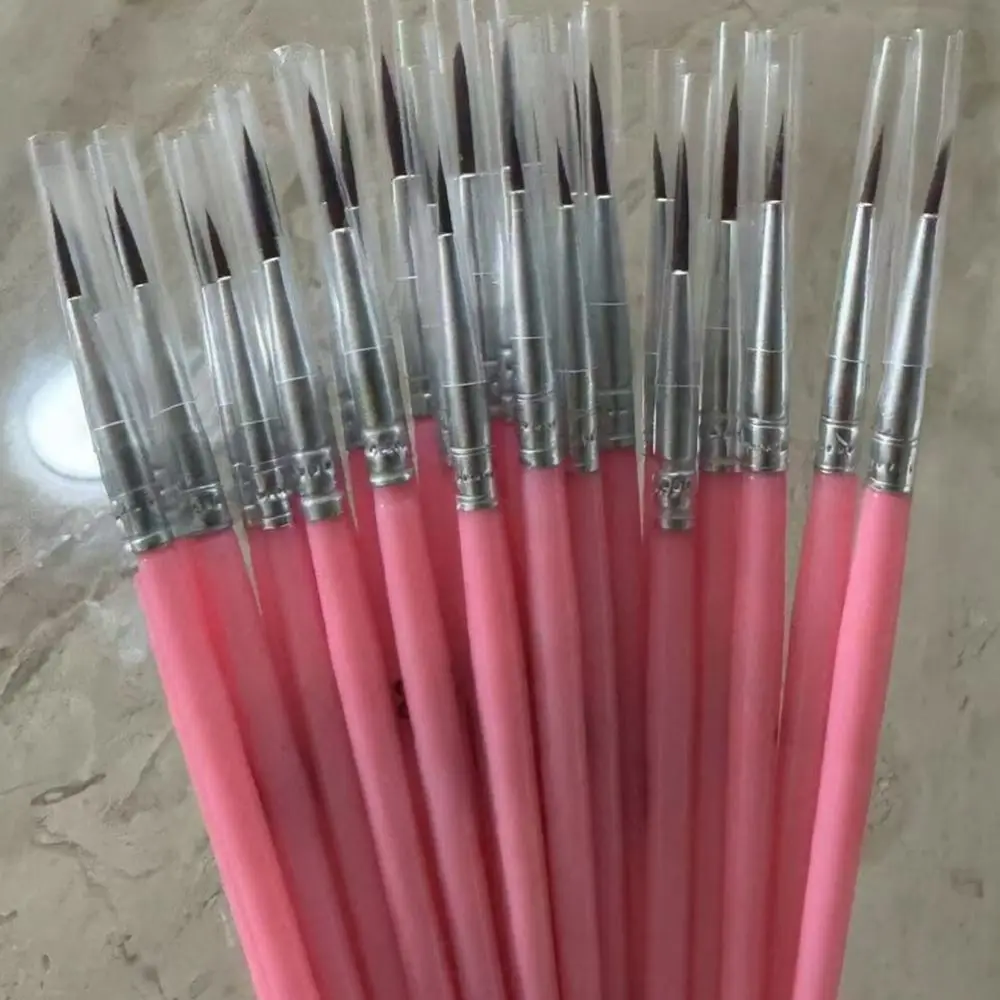 Nylon Hair Detail Paint Brushes Professional Fine Tip Set For Art Projects Miniature Painting Scale Hobby Crafting
