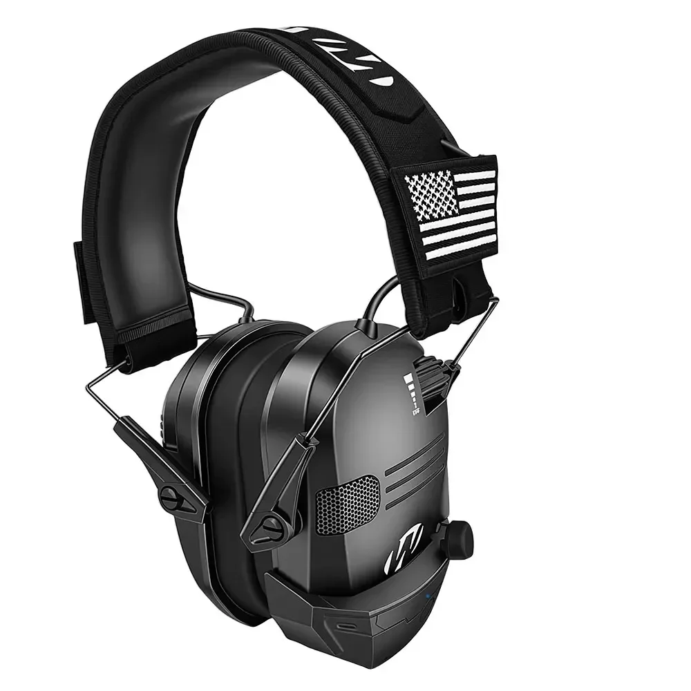 Professionelles Headset mit Geräuschunterdrückung und kabellosem Bluetooth, taktischer aktiver Gehörschutz gegen Lärm beim Schießen. – Detail 18