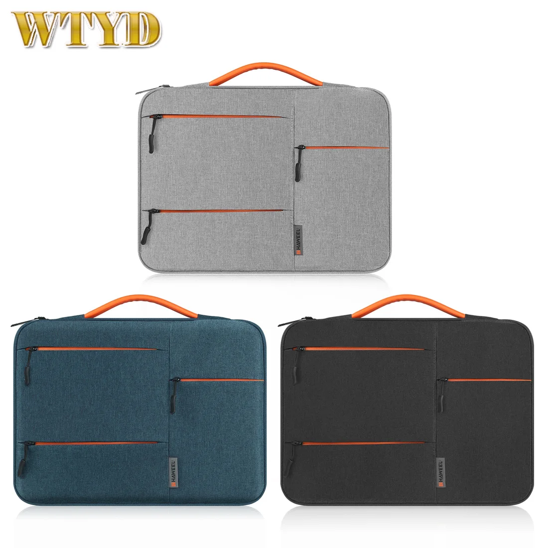 

Сумка для ноутбука HAWEEL 13,0 дюймов, чехол на молнии, портфель для Macbook Samsung Lenovo DELL ASUS HP 13-13,5 дюймов, ноутбуки