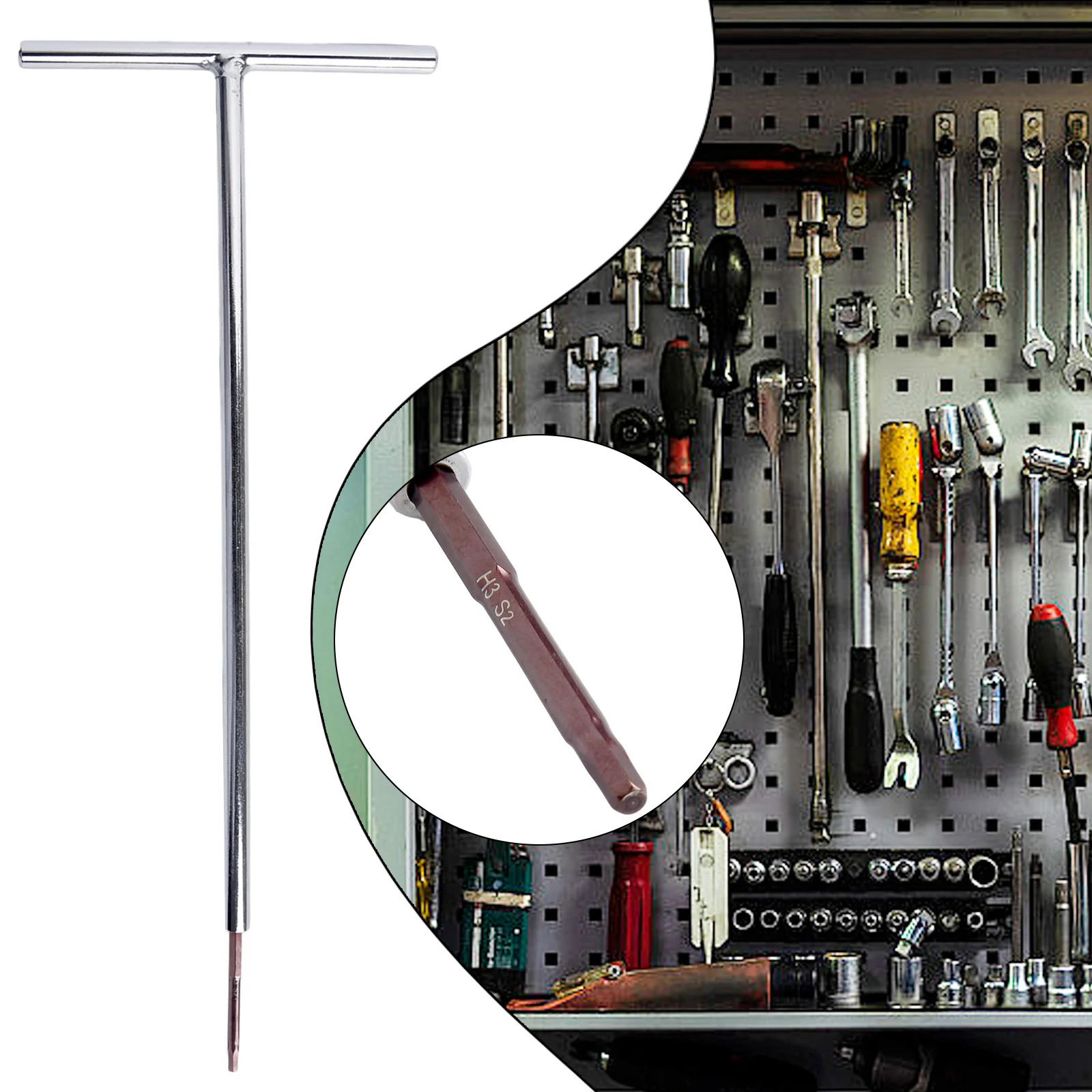 

Inner Spanner Hex Wrench Key Wrench Easy To Read Good Toughness High Hardness High Torque Rust-proof Strong Integrity