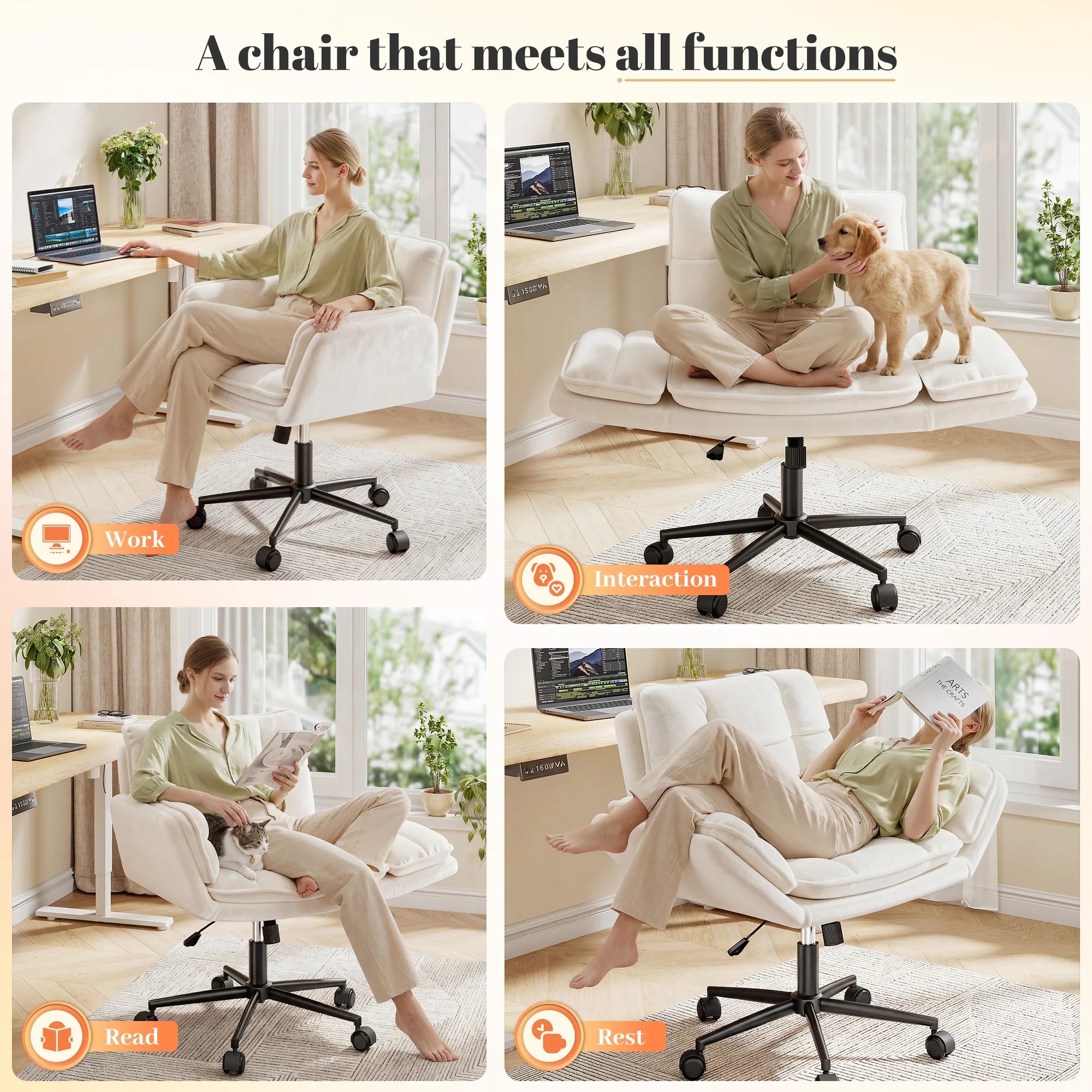 Krzesło krzyżowe na kółkach, e – Office X Furniture recenzja i cena