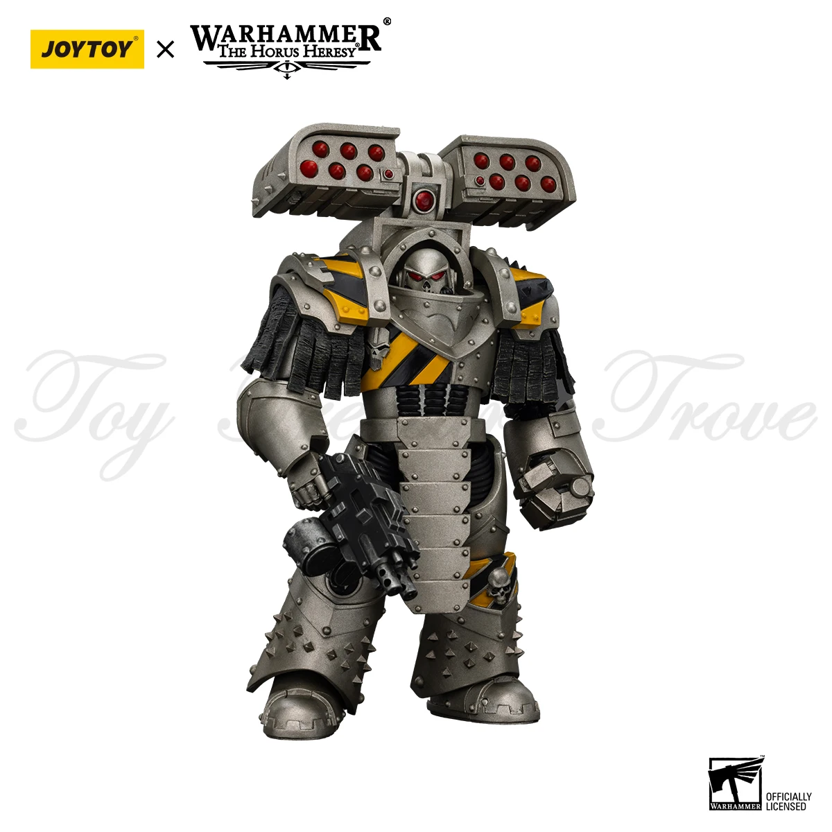 [Em estoque] JOYTOY Warhammer 30K 1/18 Figuras de ação lron Warriors Tyrant Siege Terminator 2 peças modelo de brinquedo