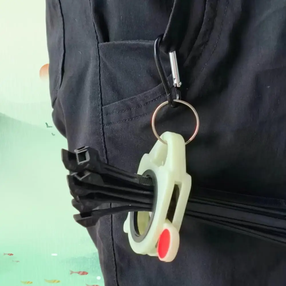 Cable Tie Organizer Fluorescent Cable Tie Organizer Storage Cable Tie Holder Cable Tie Storage Tool Electrical Wire Tie Organize