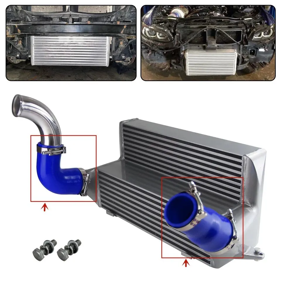 For BMW 135i 335i 335is E90 E92 N54 & N55 Silicone Tube Intercooler Hose & Clamps Kit