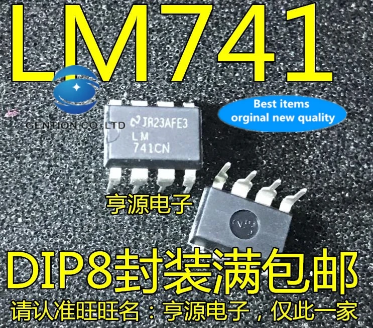 

10 шт. LM741CN LM741 чип операционного усилителя DIP-8 в наличии 100% новый и оригинальный