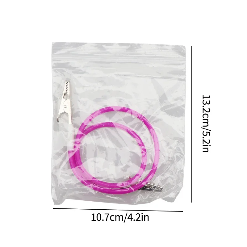 Fester Dental-Lätzchenclip, elastischer Schal-Handtuchhalter, Federseil, doppelköpfiger Mundpflegematerial-Schalclip, Dentalwerkzeug – Detail 5