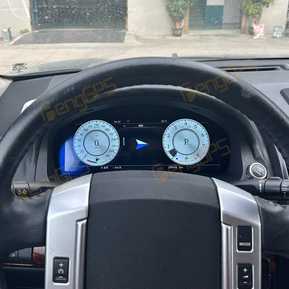 

For Land Rover Freelander 2 2007-2012 Car LCD Dashboard Digital Cluster Virtual Cockpit Instrument Speedometer Multifunctional