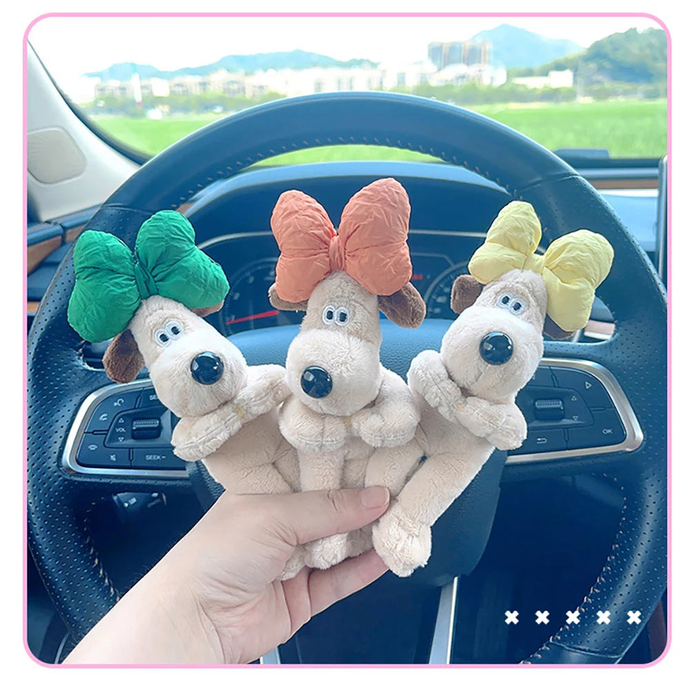 1pc Dog Plush Toy Car Ornament Wiper Shift Grip Ornament Doll Cheap Car Plush Doll Idea Gift Car Ornament for Birthday Gifts and