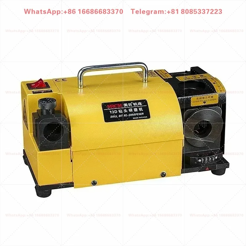 MR-13 3-13mm Drill Bit End Mill Sharpener Grinder Machine For HSS Tools With One Grinding Wheel