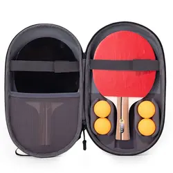 Estuche EVA portátil para tenis de mesa impermeable, con cremallera