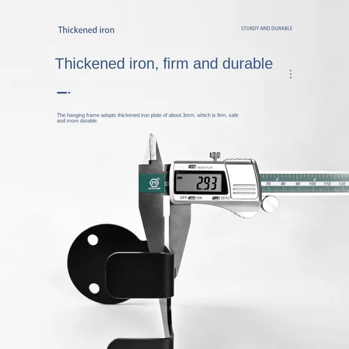 Imagen 2 del producto Soporte de hierro para bicicleta, gancho de soporte para Pedal de bicicleta, Kits de suspensión de almacenamiento montados en la pared
