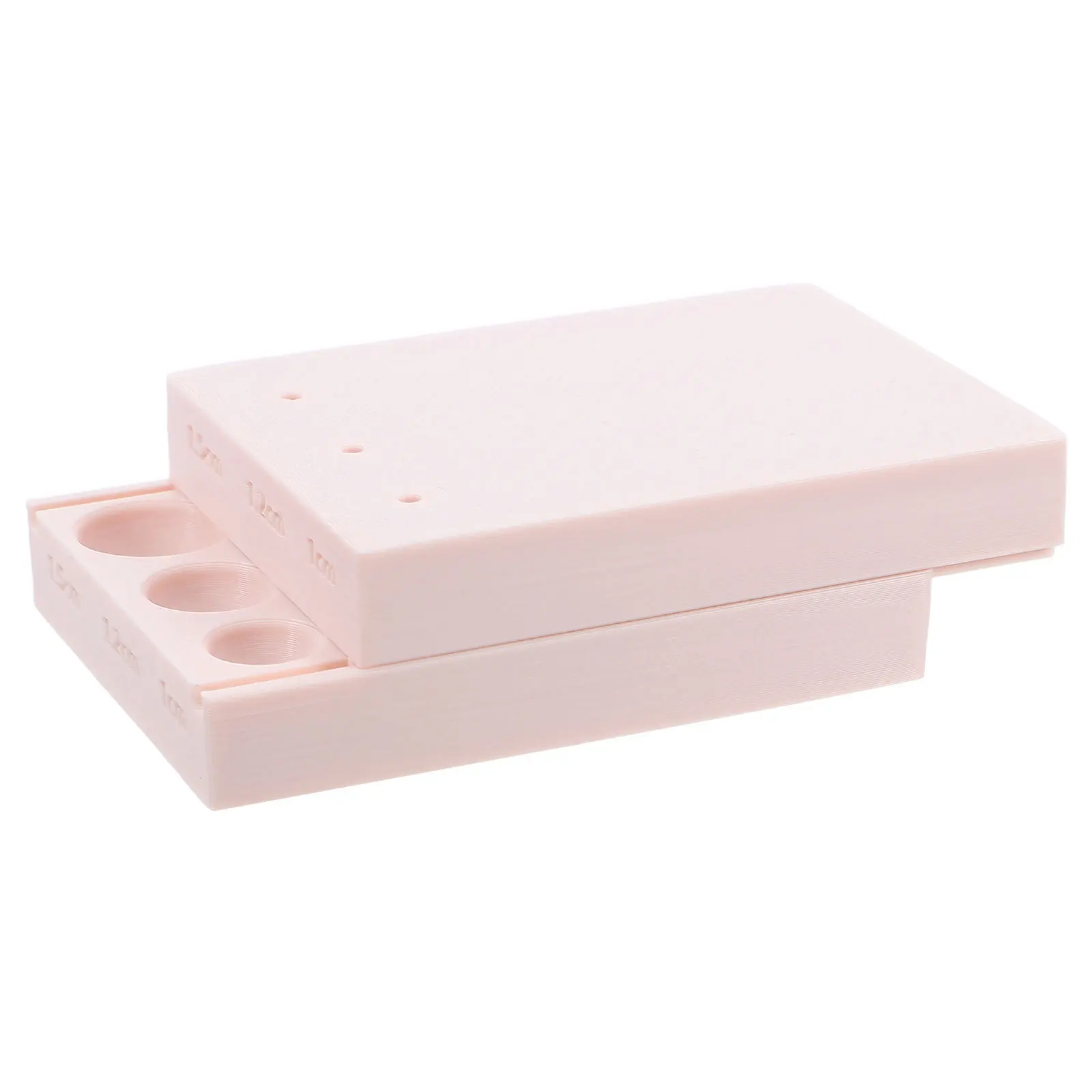 

Форма для раскатки бусин из полимерной глины, размеры 10 мм, 12 мм, 15 мм, с фиксированным расположением отверстий, инструмент для изготовления ювелирных подвесок и серег, форма для лепки из глины