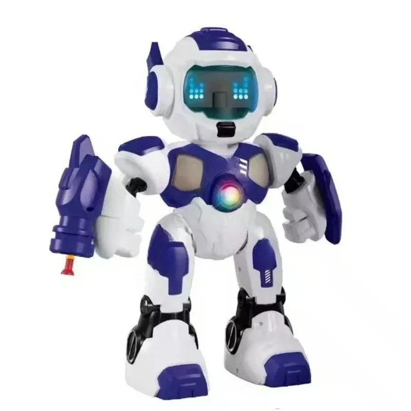 

Intelligent Light Emitting Diode Light Intelligent Cute Robot Cartoon Toy Programmable Electric Remote Control Robot