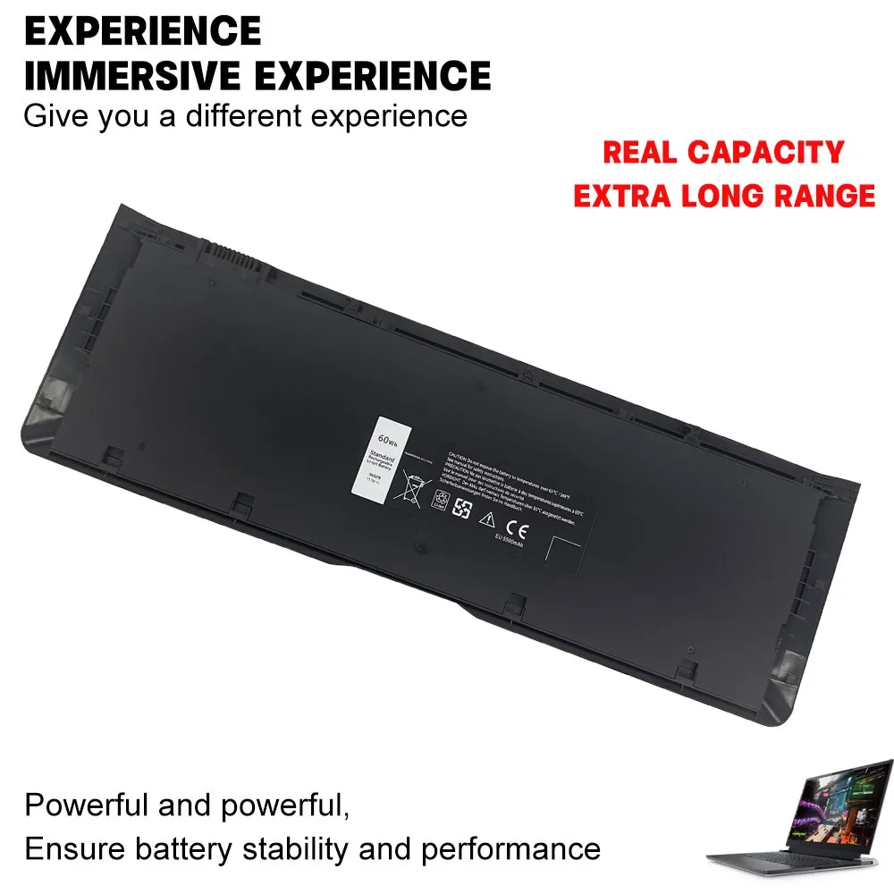 9KGF8 9KGF8 11.1V 60Wh 5500mAh  Laptop Battery for Dell Latitude 6430U E6430U E6510U - 312-1424 XX1D1 7HRJW 6FNTV TRM4D 9KGF8
