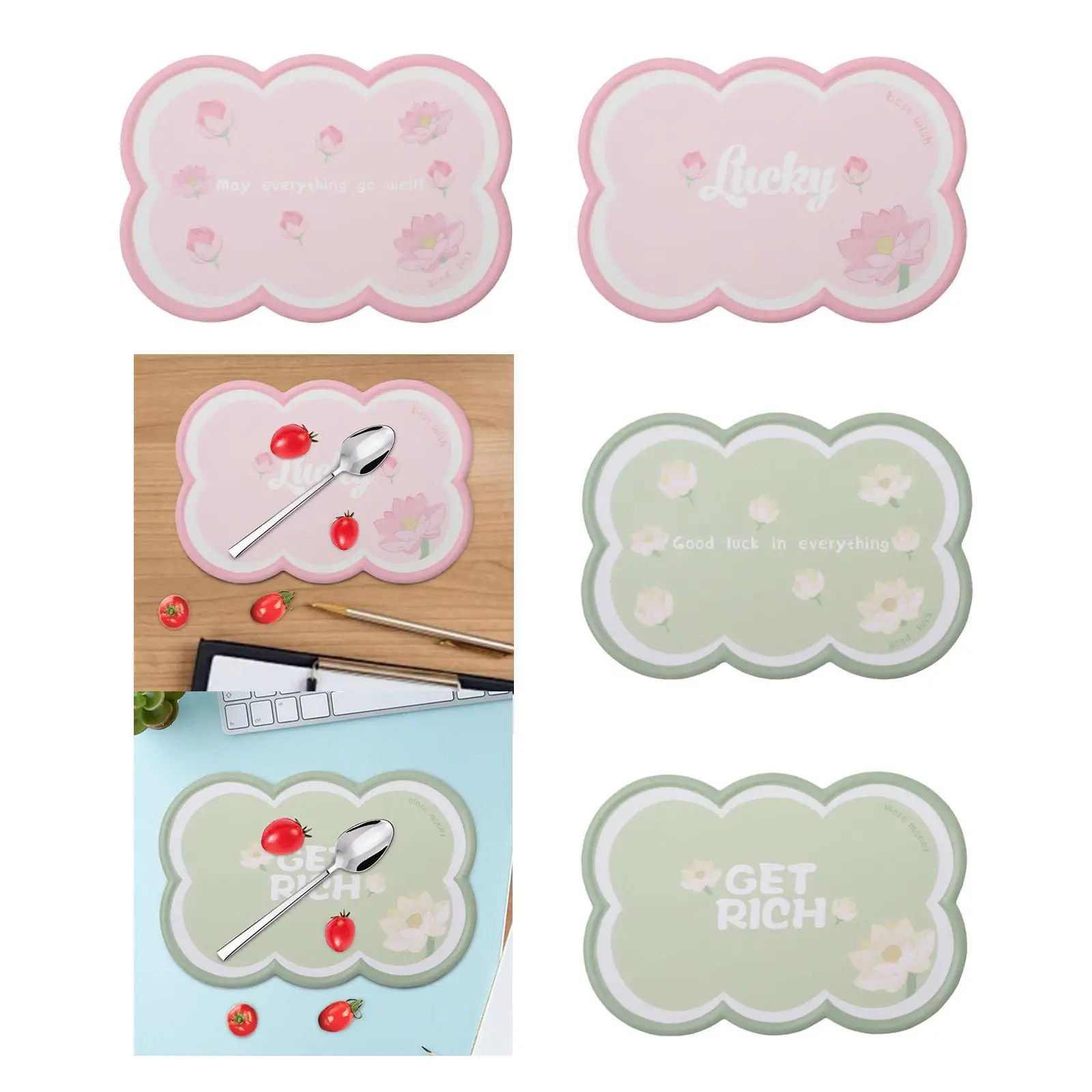 Generic Heat Resistant Reusable Sturdy Non Slip Dashboard Pad Traceless Car Dashboard Mat Car Dashboard Grip Pad Anti Slip Mat